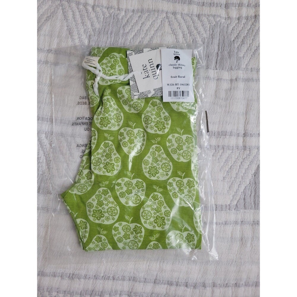 Kate Quinn Fruit Floral Classic Skinny Leggings‎ 8Y